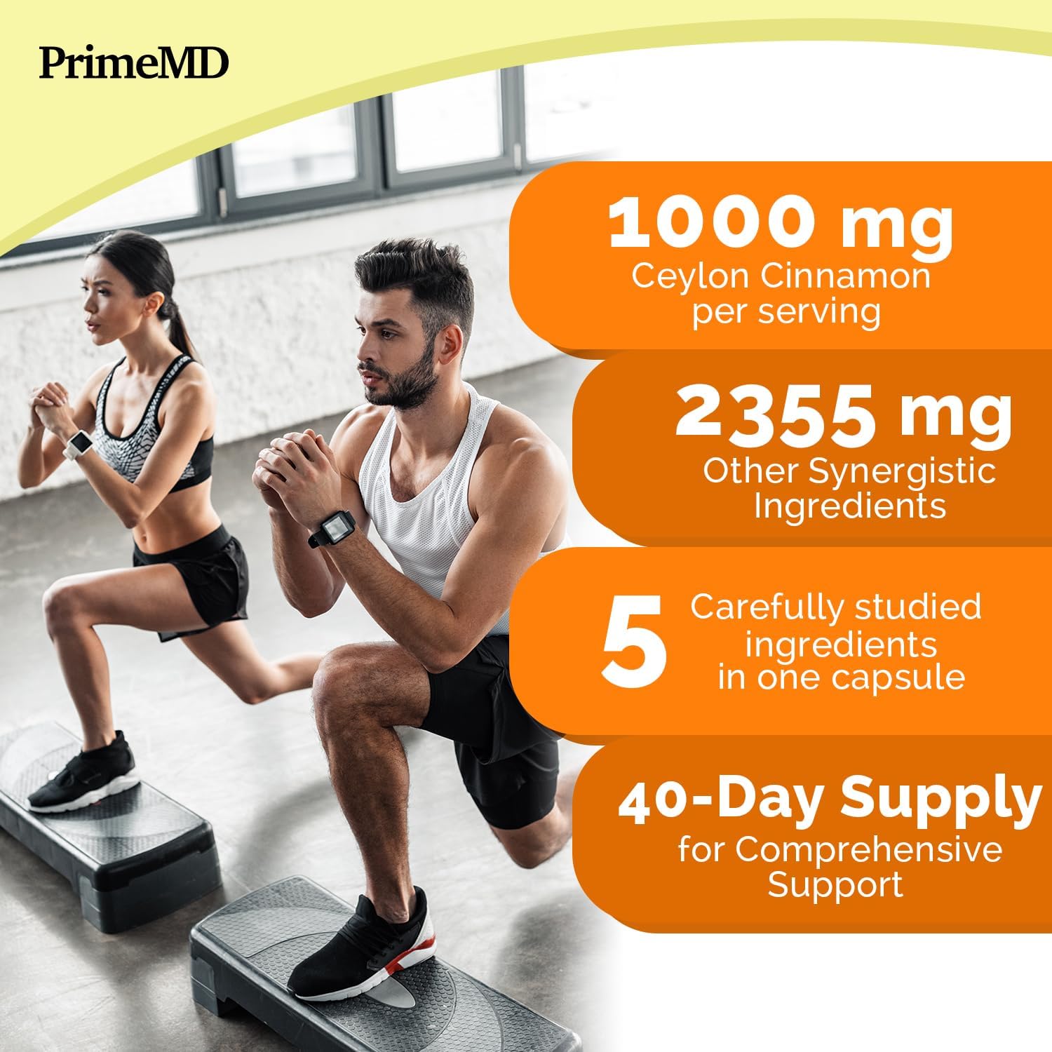 Bundle: PrimeMD Ceylon Cinnamon, Biotin Collagen Keratin Saw Palmetto, Maca Root Ashwagandha - Energy, Mood, Hair, Skin & Immune Support (3-Pack)