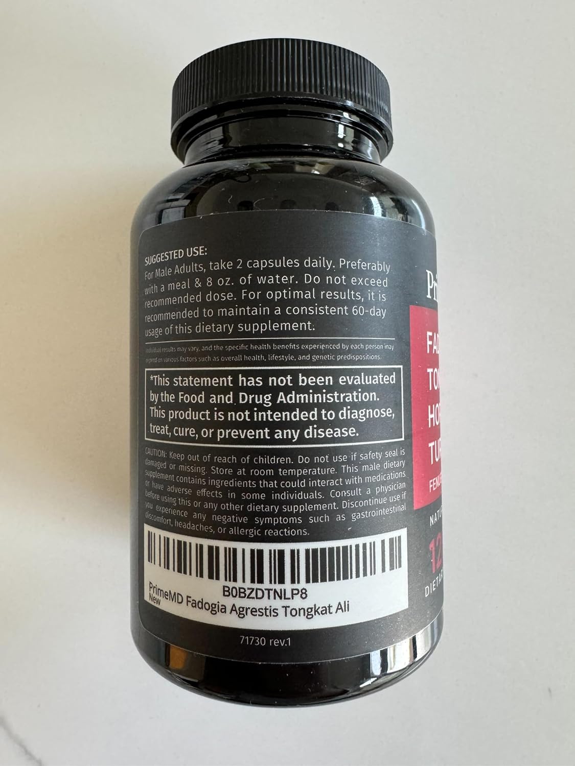 Bundle: PrimeMD Liquid Collagen Biotin, Fadogia Tongkat Ali, and Nitric Oxide Supplements - Vitamins for Hair, Skin, Nails, Heart, Energy, and Testosterone Support - Non-GMO, Vegan - 2pk + 1pk + 1pk