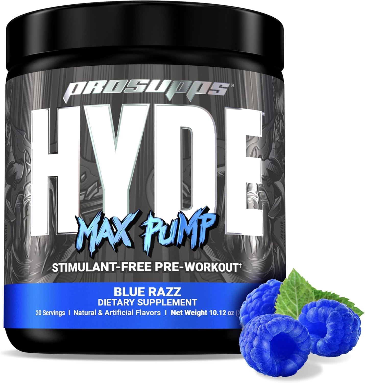 Bundle: PROSUPPS L-Carnitine 3000 Dragon Fruit Shots + Hyde Max Pump Blue Razz Pre Workout (31 + 20 Servings)