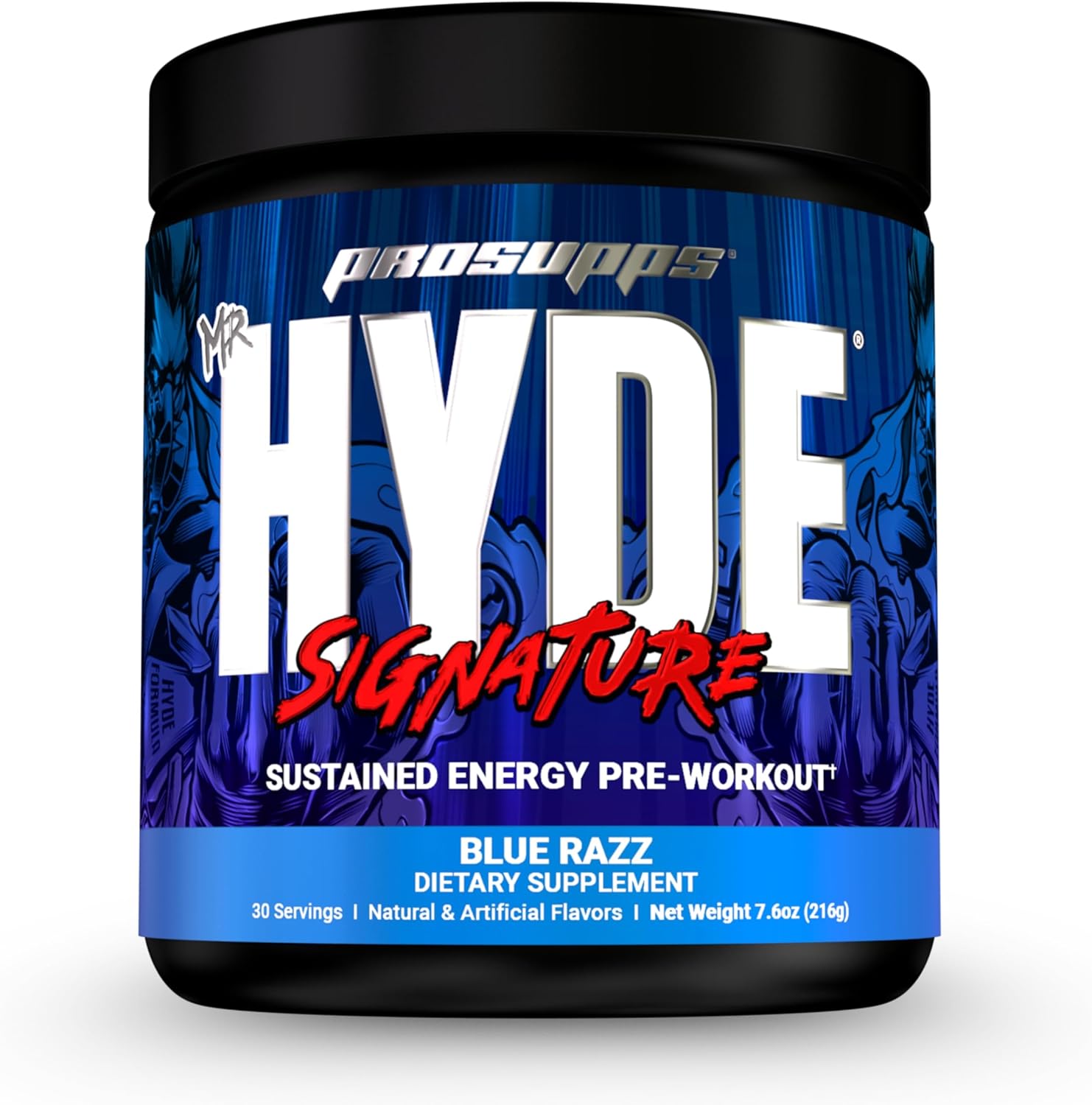 Bundle: PROSUPPS L-Carnitine 3000 Liquid Shots (Dragon Fruit) + Mr. Hyde Pre-Workout Powder (Blue Razz)