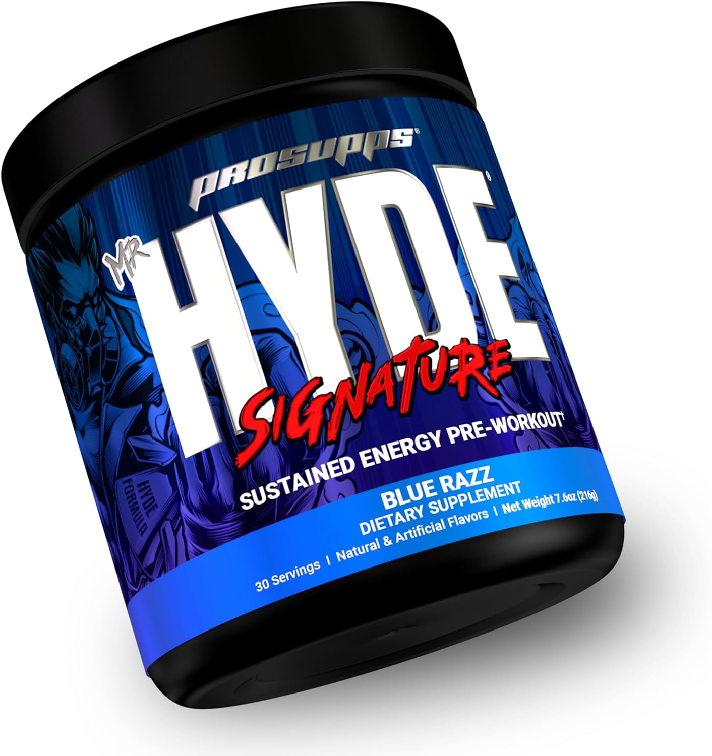 Bundle: PROSUPPS L-Carnitine 3000 Liquid Shots (Dragon Fruit) + Mr. Hyde Pre-Workout Powder (Blue Razz)