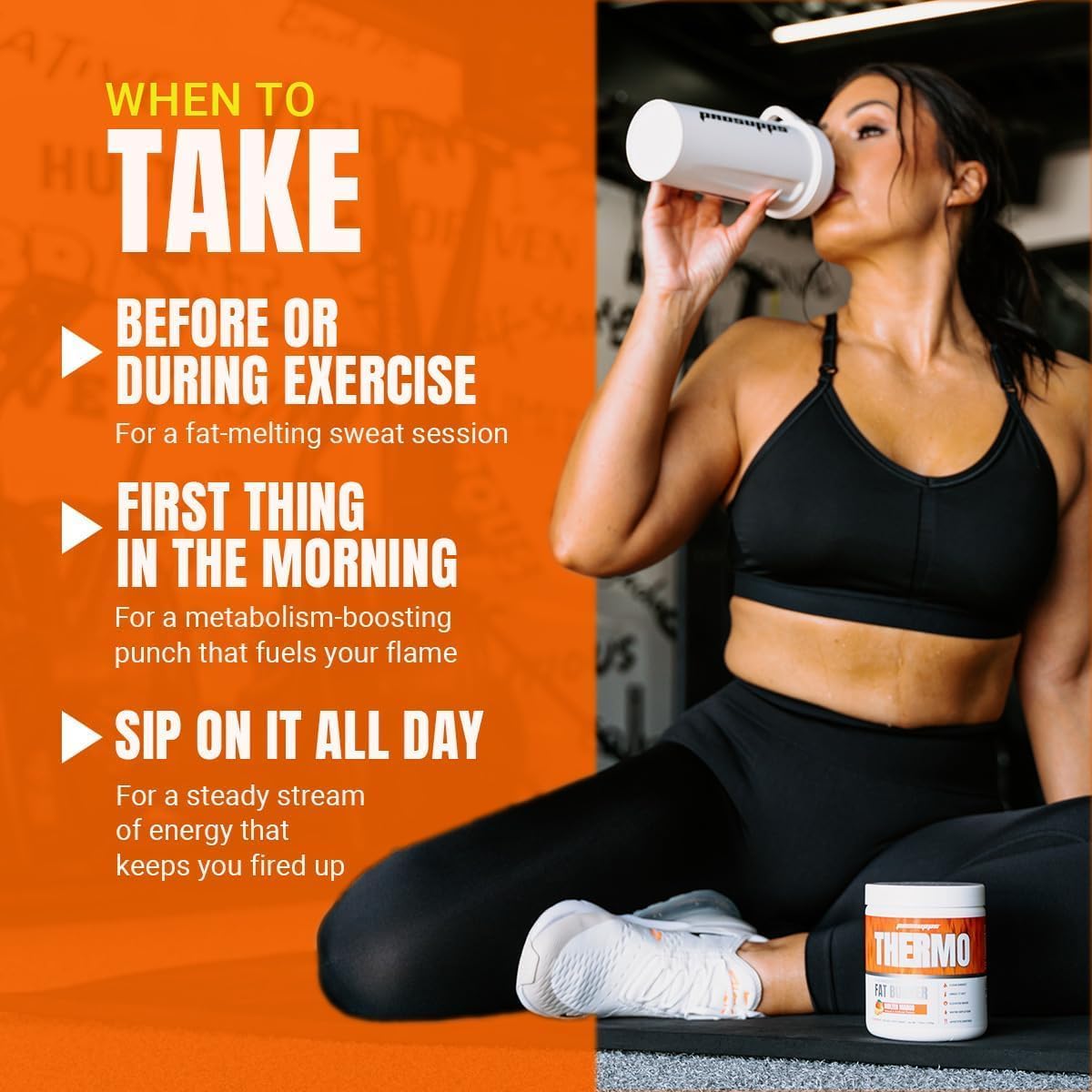 Bundle: PROSUPPS L-Carnitine 3000 Liquid Shots & Thermo Fat Burning Powder (Dragon Fruit & Molten Mango)