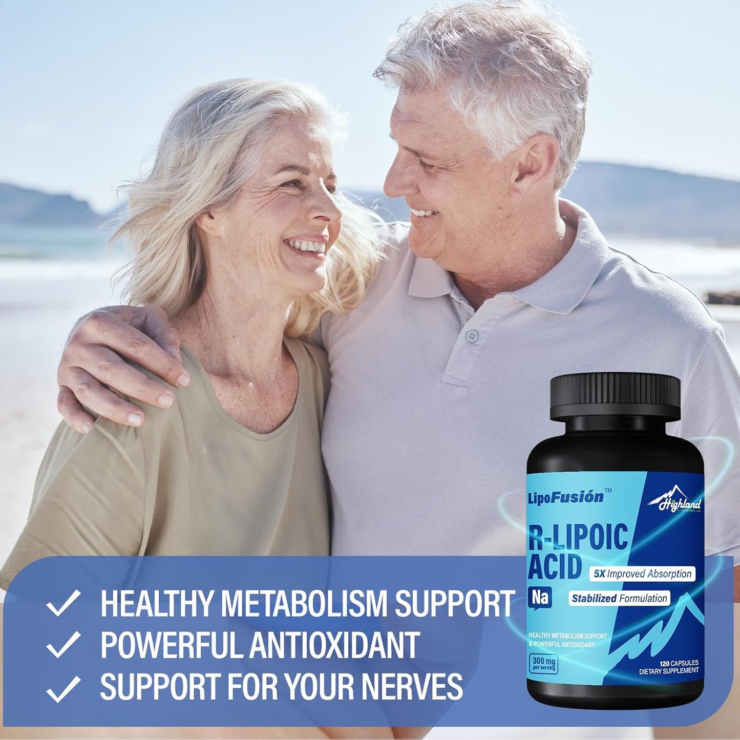 Bundle: R-Lipoic Acid (Na) and CoQ10 for Enhanced Antioxidant Support