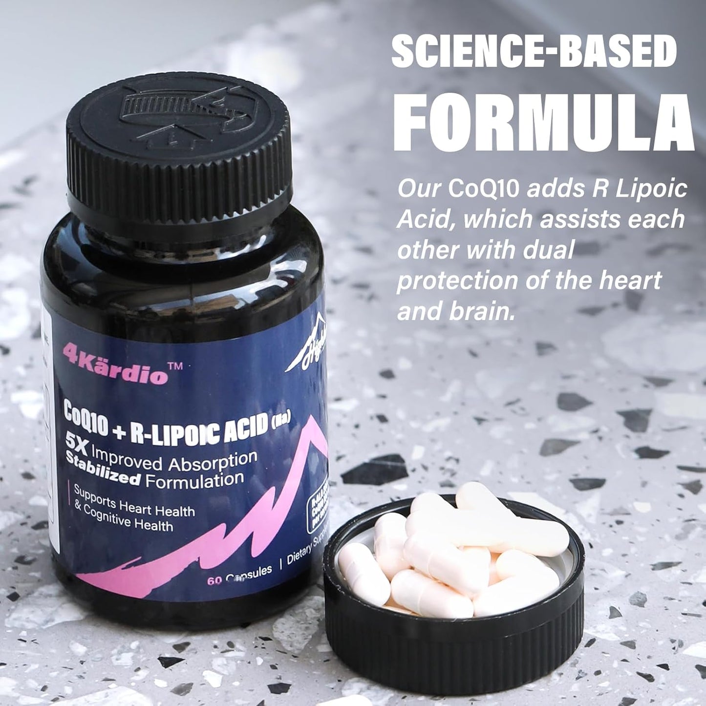 Bundle: R-Lipoic Acid (Na) and CoQ10 for Enhanced Antioxidant Support