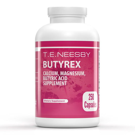 Butyrex by T.E.Neesby - 250 Capsules, 125 Servings - Dietary Supplement for Health