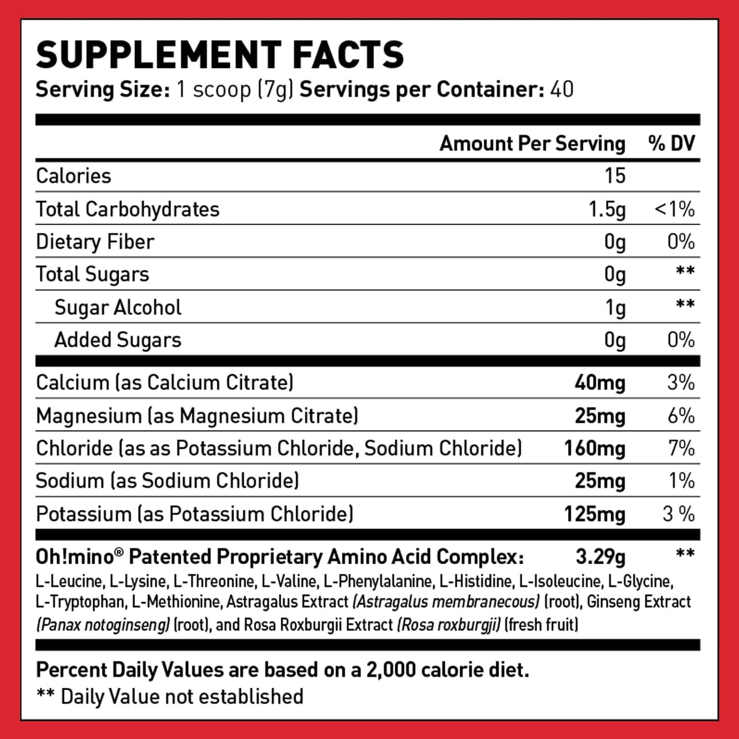 Caffeinated Berry Blast BCAA Amino Acids Powder - Vegan Muscle Gain Supplement for Pre & Post Workout Recovery - Zero Sugar & Net Carbs - 280g, 40 Servings