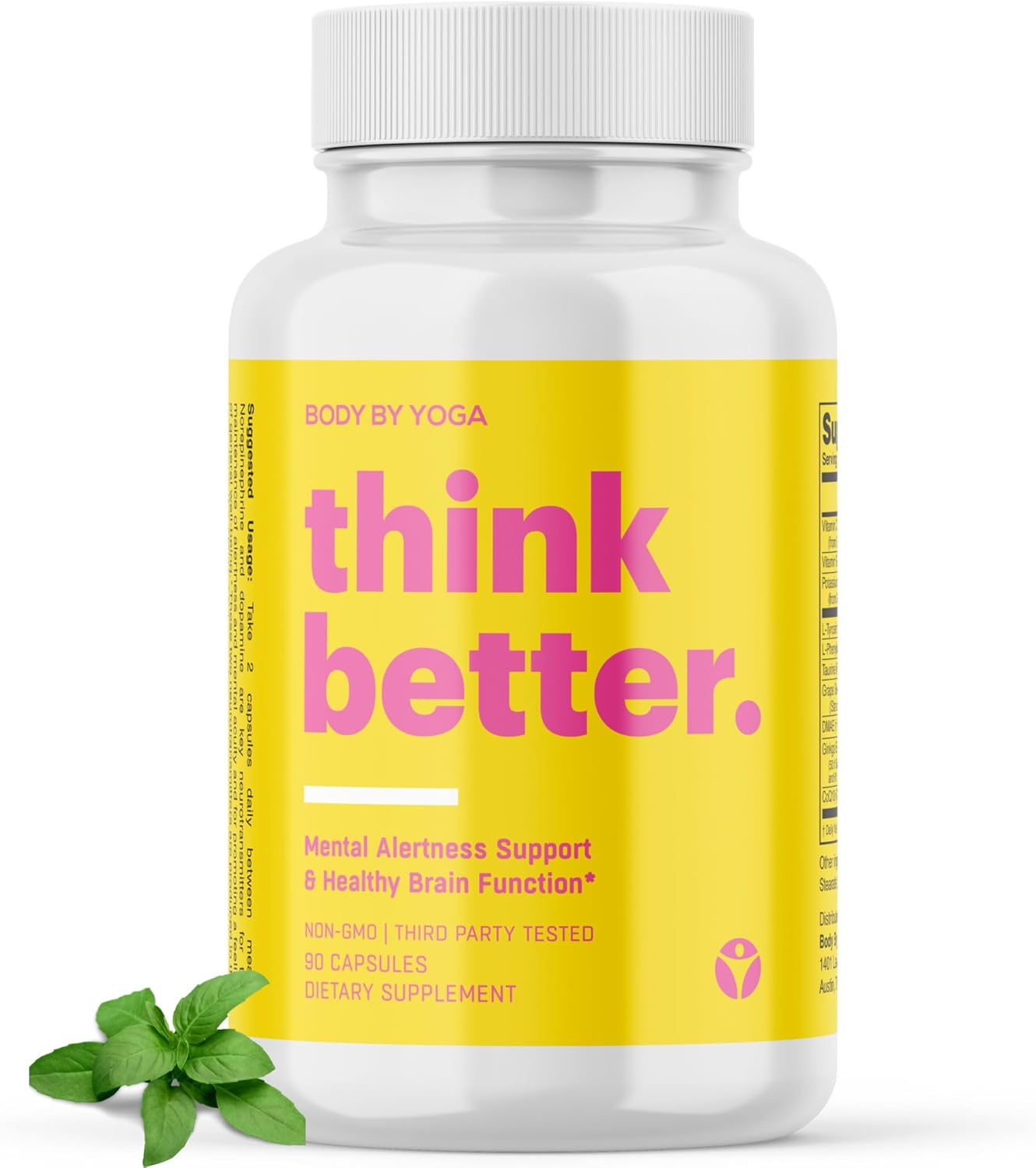 Caffeine-Free Brain Fog Supplements for Memory and Focus - Natural Nootropic for Men and Women to Improve Energy and Clarity