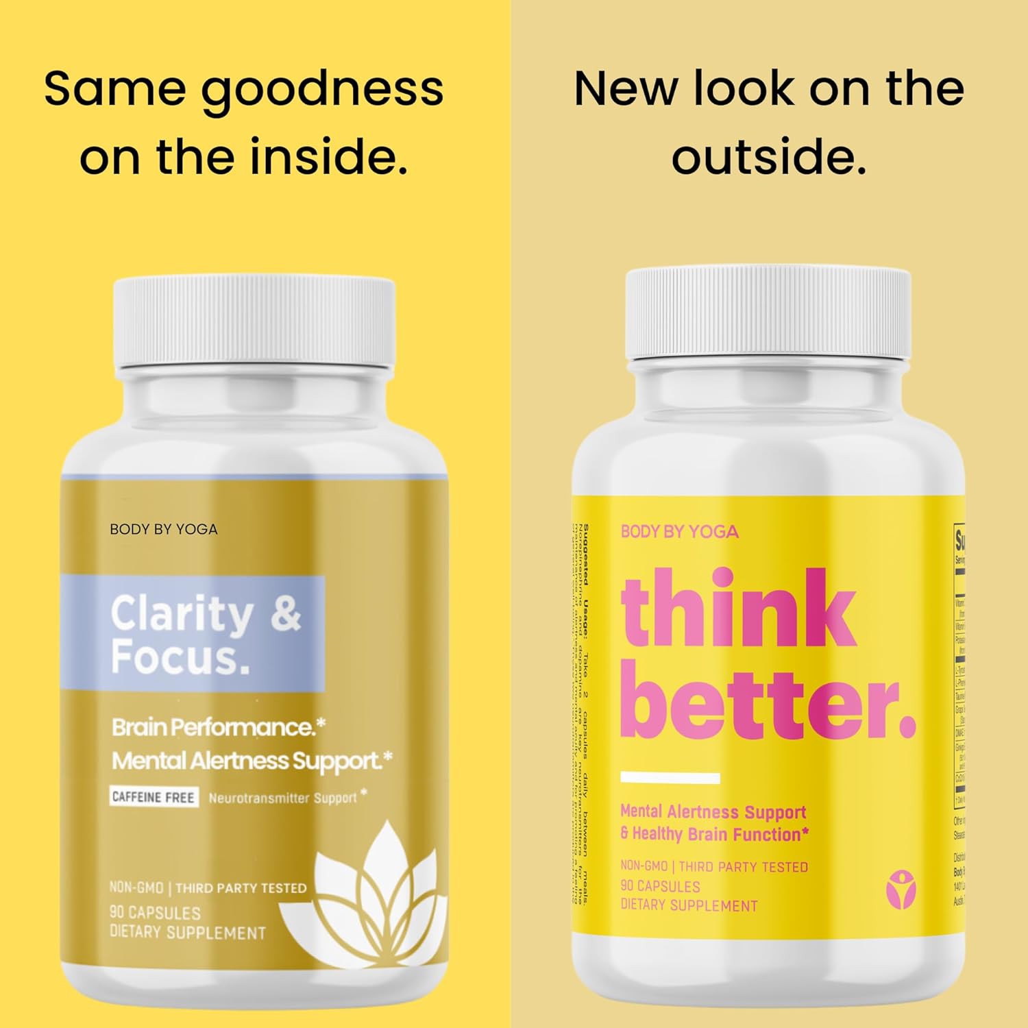 Caffeine-Free Brain Fog Supplements for Memory and Focus - Natural Nootropic for Men and Women to Improve Energy and Clarity