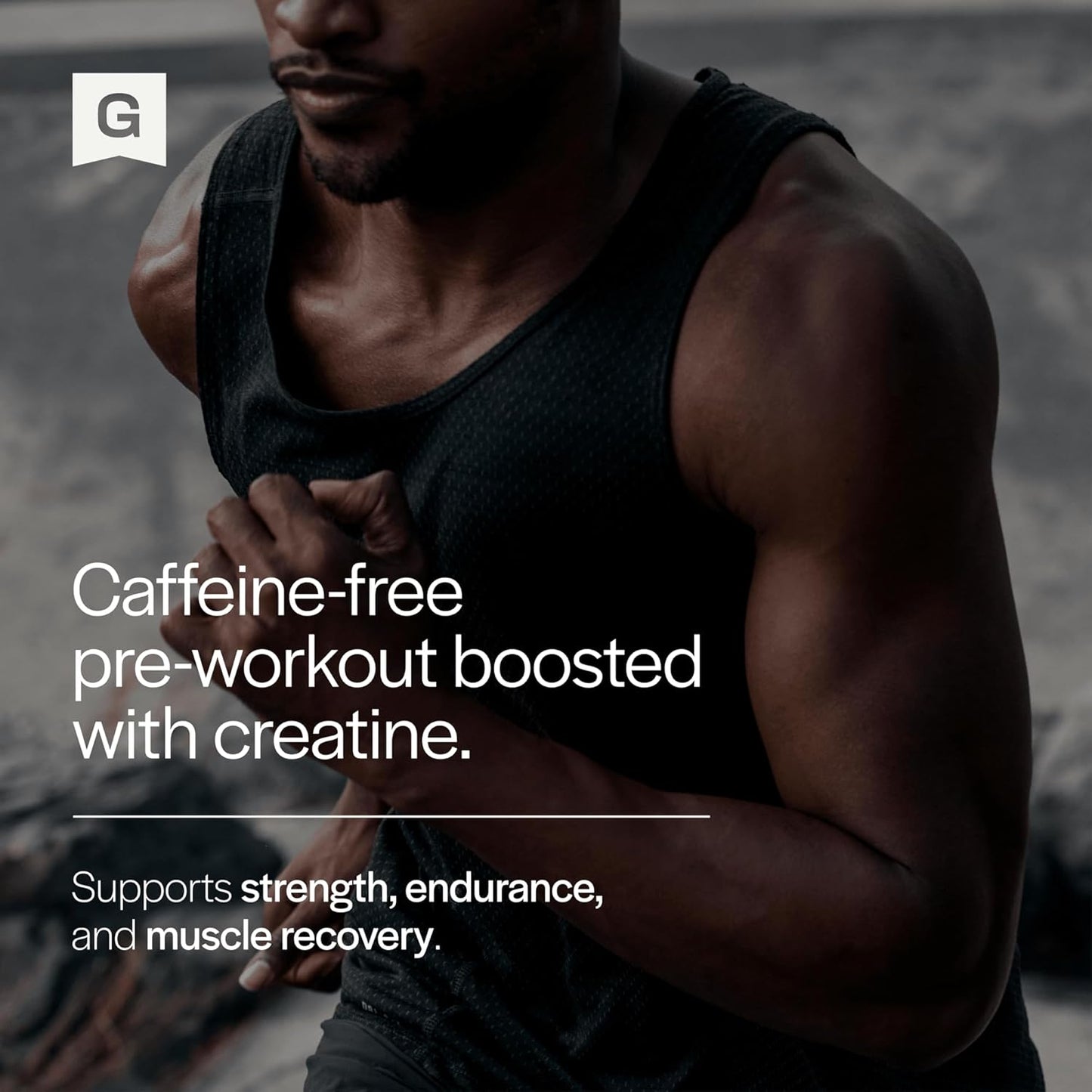 Caffeine-Free Pre Workout Powder with Creatine, L Citrulline, Beta Alanine, BCAA's for Energy & Muscle Support - Watermelon Flavor (14 Servings)