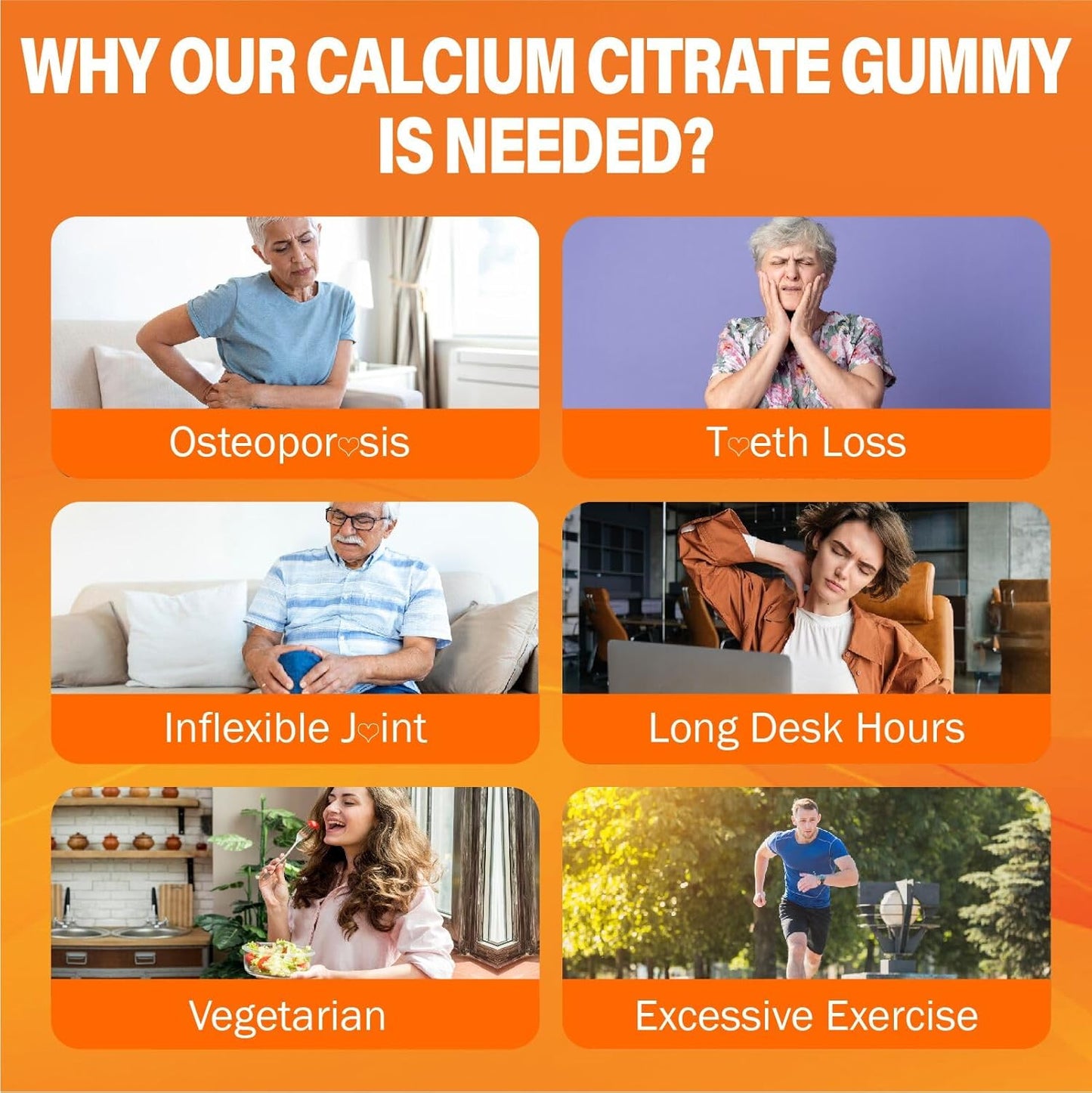 Calcium 1200mg Gummies with Vitamin D3, K2, Turmeric, MSM for Adults - Supports Strength, Muscle, and Immune Health - Sugar Free, Natural Mango Flavor