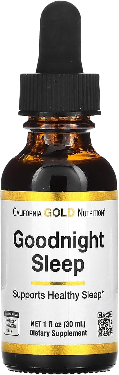 California Gold Nutrition Goodnight Sleep Liquid, 1 fl oz (30 ml)