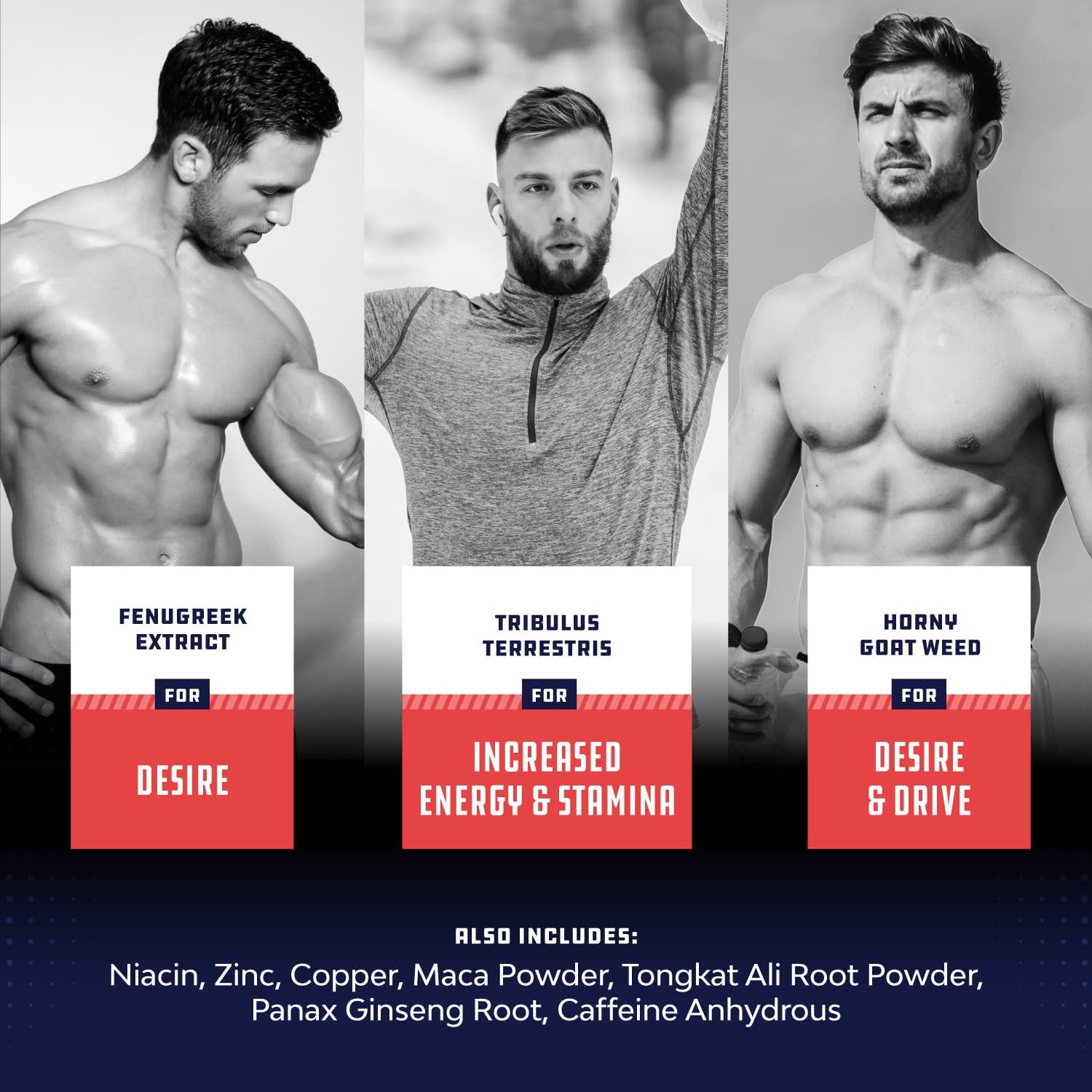 California Products Halal Male Enhancement Supplement with Maca Root, Fenugreek Extract, and Tongkat Ali - Boost Energy and Drive, Enhance Stamina