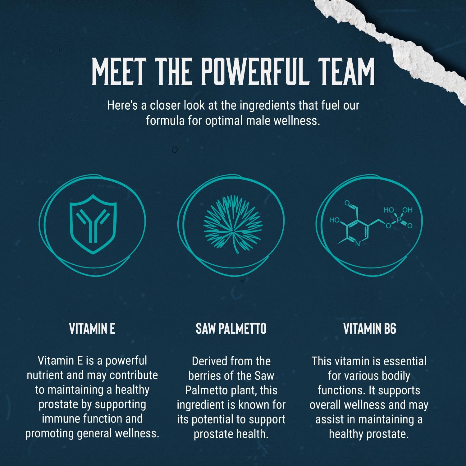 California Products Prostate Support Supplement with Saw Palmetto, Vitamin E, Amino Acids, Pygeum - Reduce Frequent Urination & Hair Loss Symptoms - Natural Formula for Men