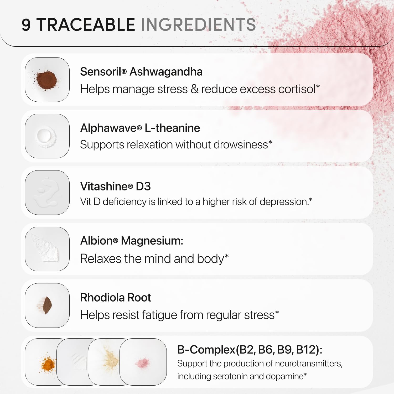 Calm & Relax Stress Relief Supplement - Cortisol Support with Magnesium, Ashwagandha, L-Theanine, B Complex - Non-GMO - 60 Capsules