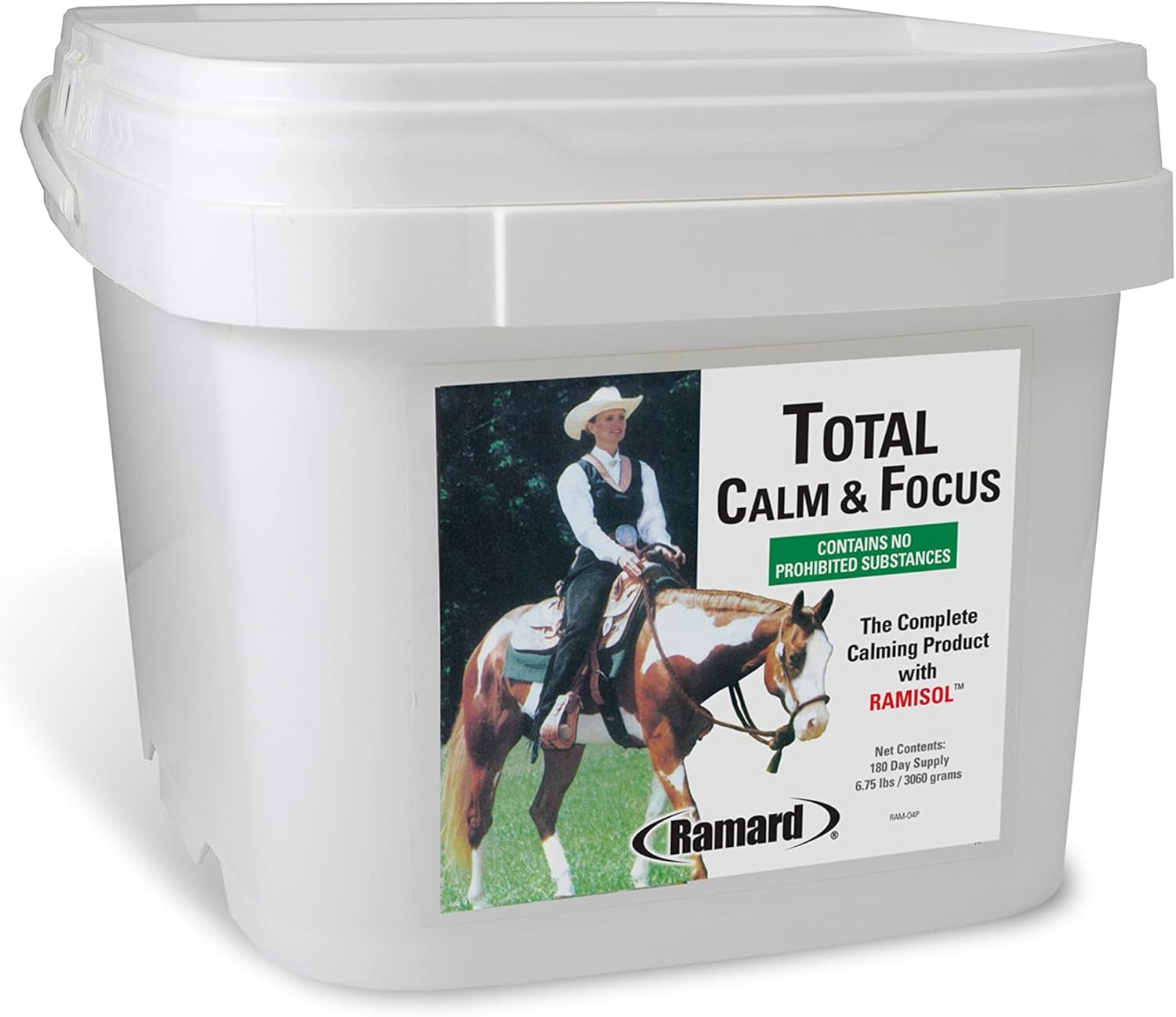Calming Magnesium Supplement for Horses - Improve Mental Alertness & Performance, Show Safe Formula for Training - Pail
