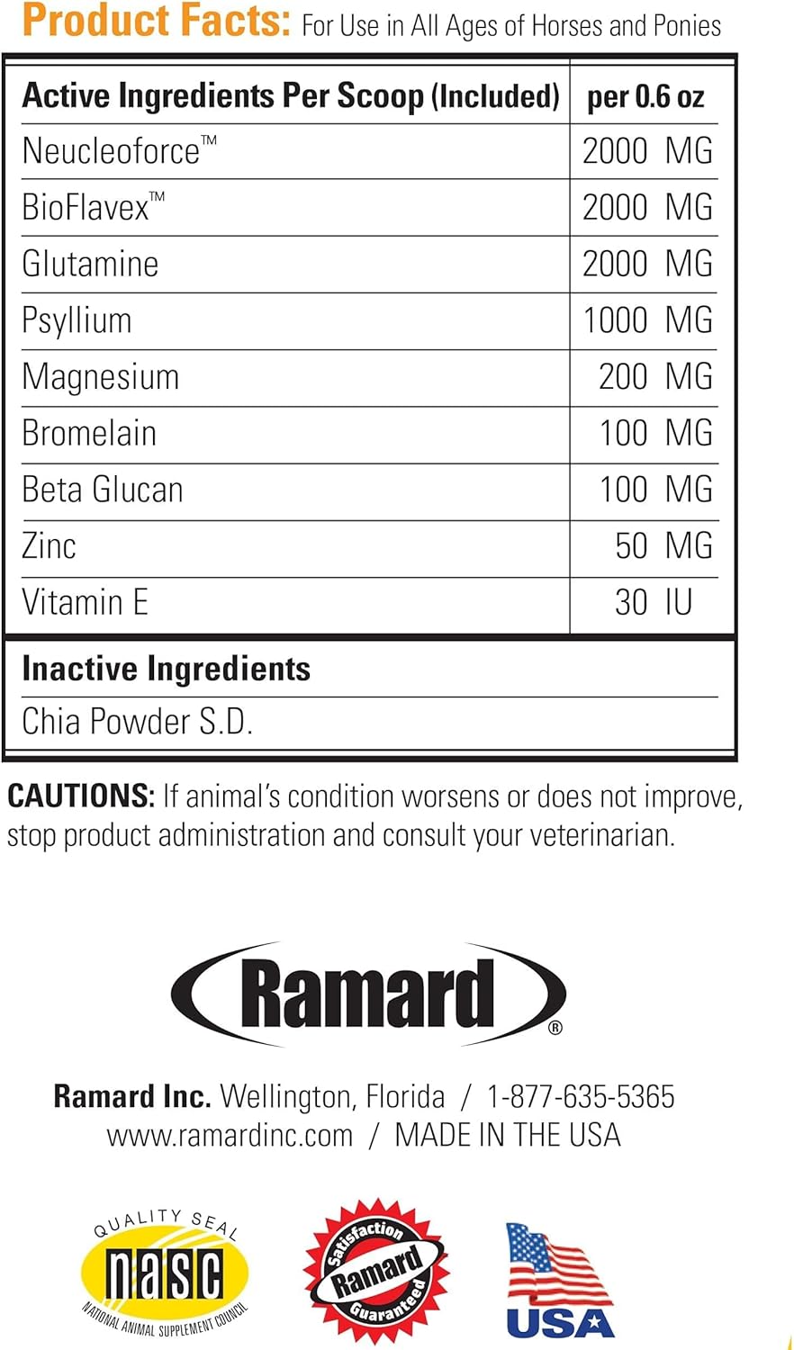 Calming Magnesium Supplement for Horses - Improve Mental Alertness & Performance, Show Safe Formula for Training - Pail