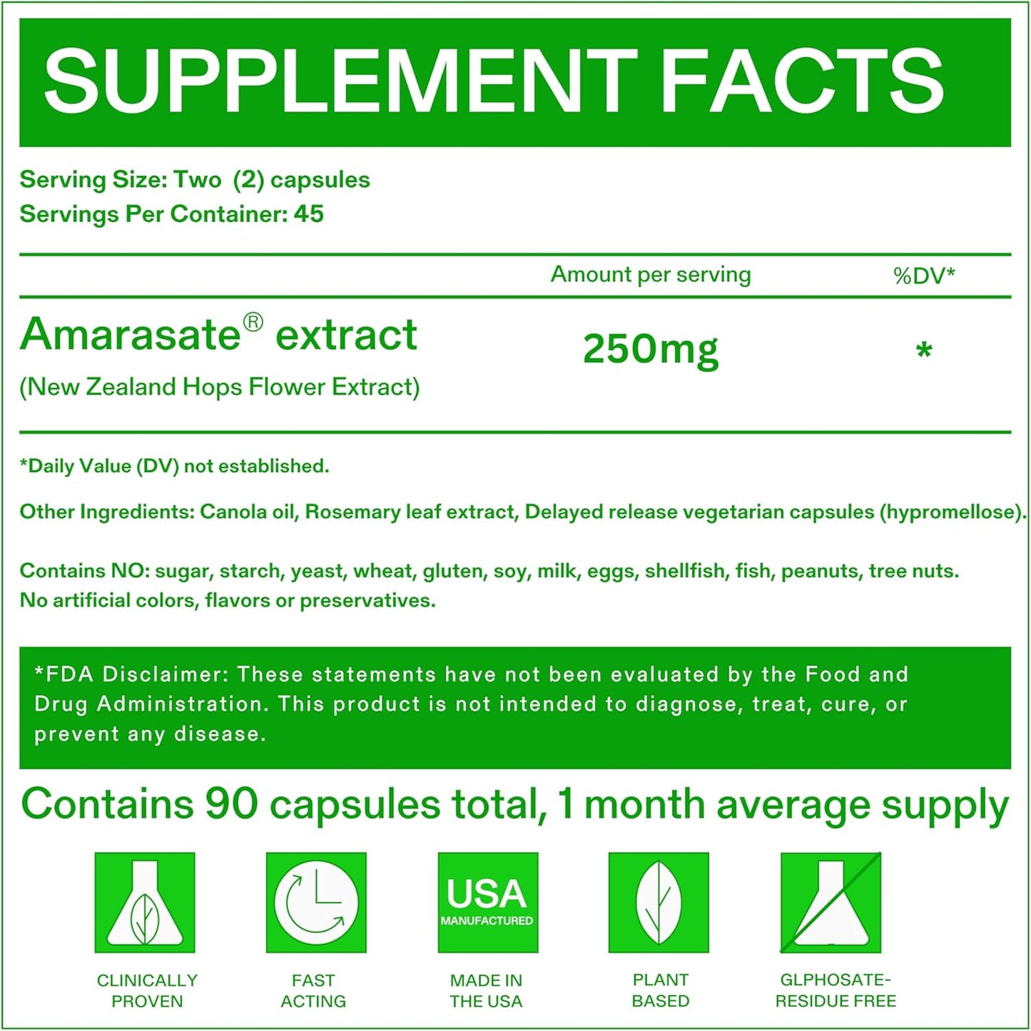 Calocurb Dietary Supplement 180 Count - 2 Month Supply, Natural GLP-1 Activator, Plant Based Formula for Appetite Control & Hunger Management