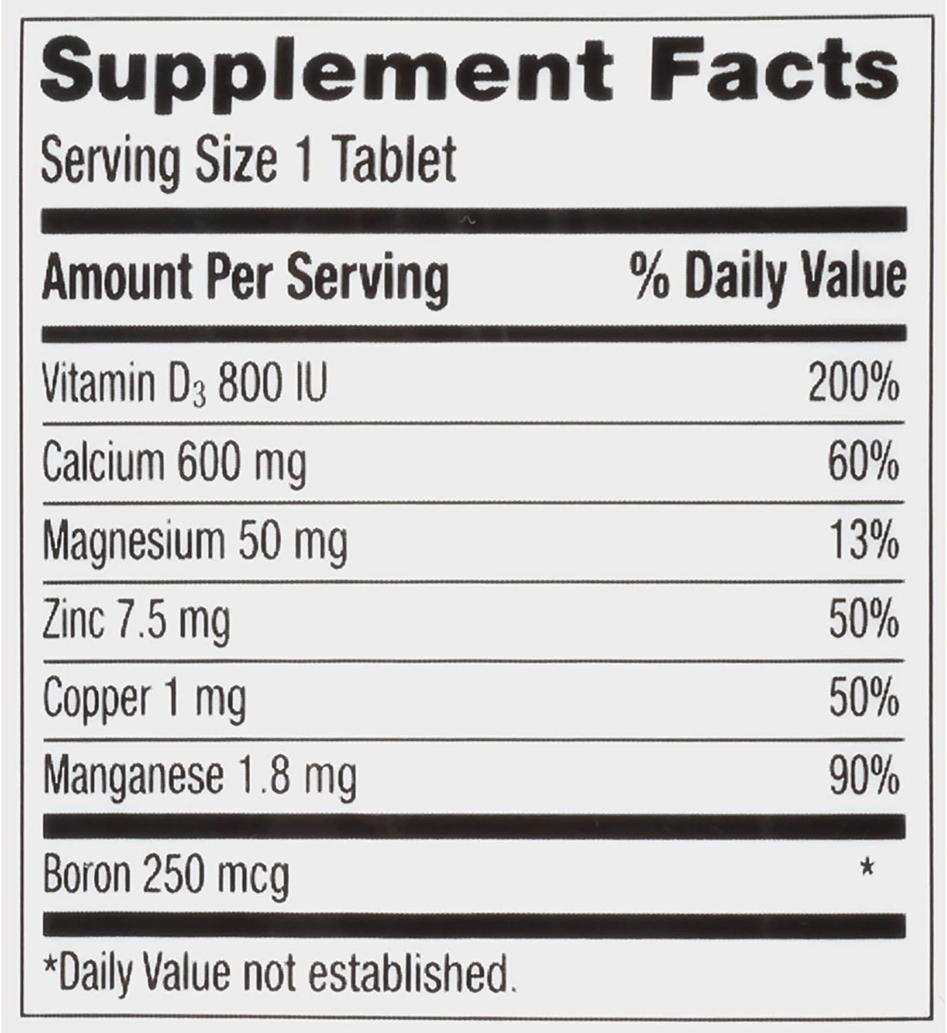 Caltrate Calcium and Vitamin D with Minerals, 600 mg + D3, 120 Tablets - 1 Pack