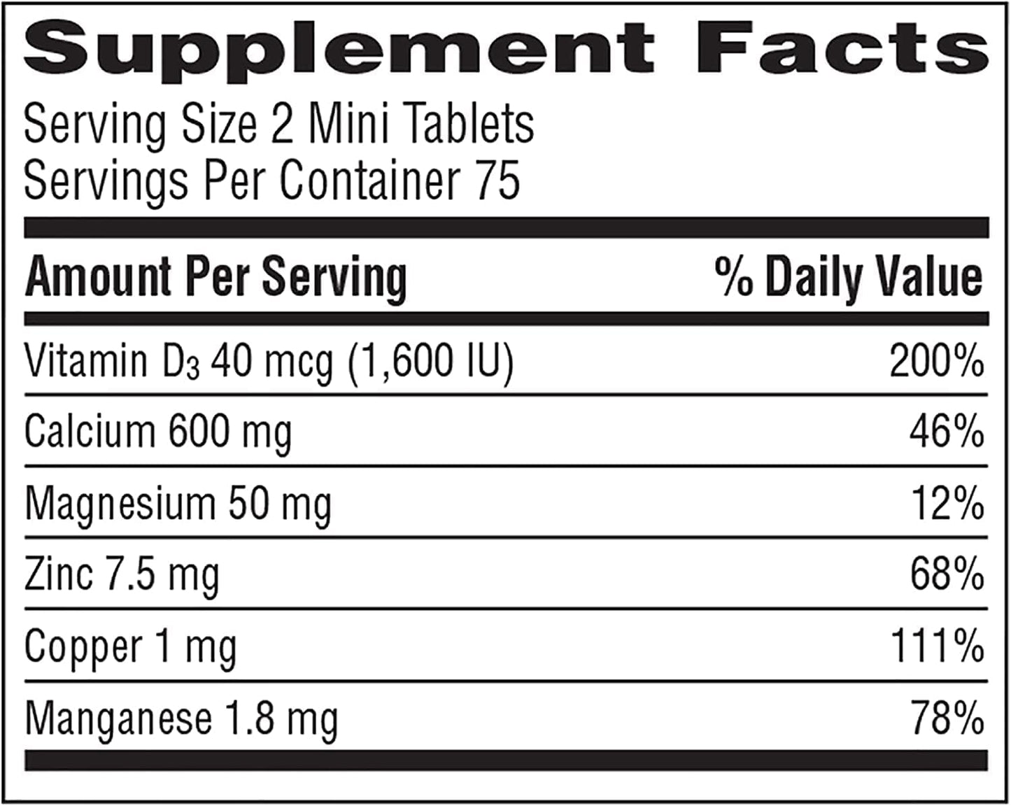 Caltrate Minis + Minerals 150ct - Pack of 2 for Optimal Bone Health and Support
