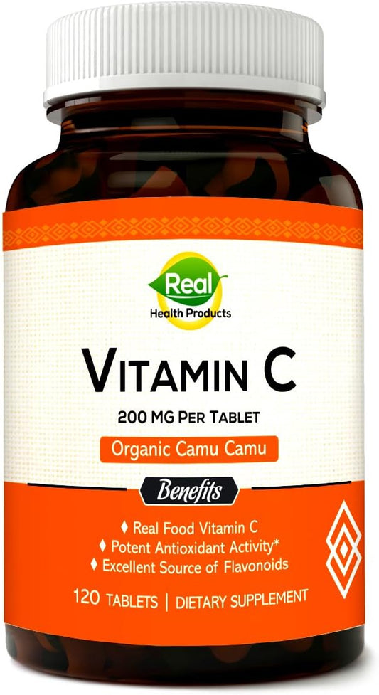 Camu Camu Vitamin C Supplement with Raw Antioxidants for Immune Support - 120 Count