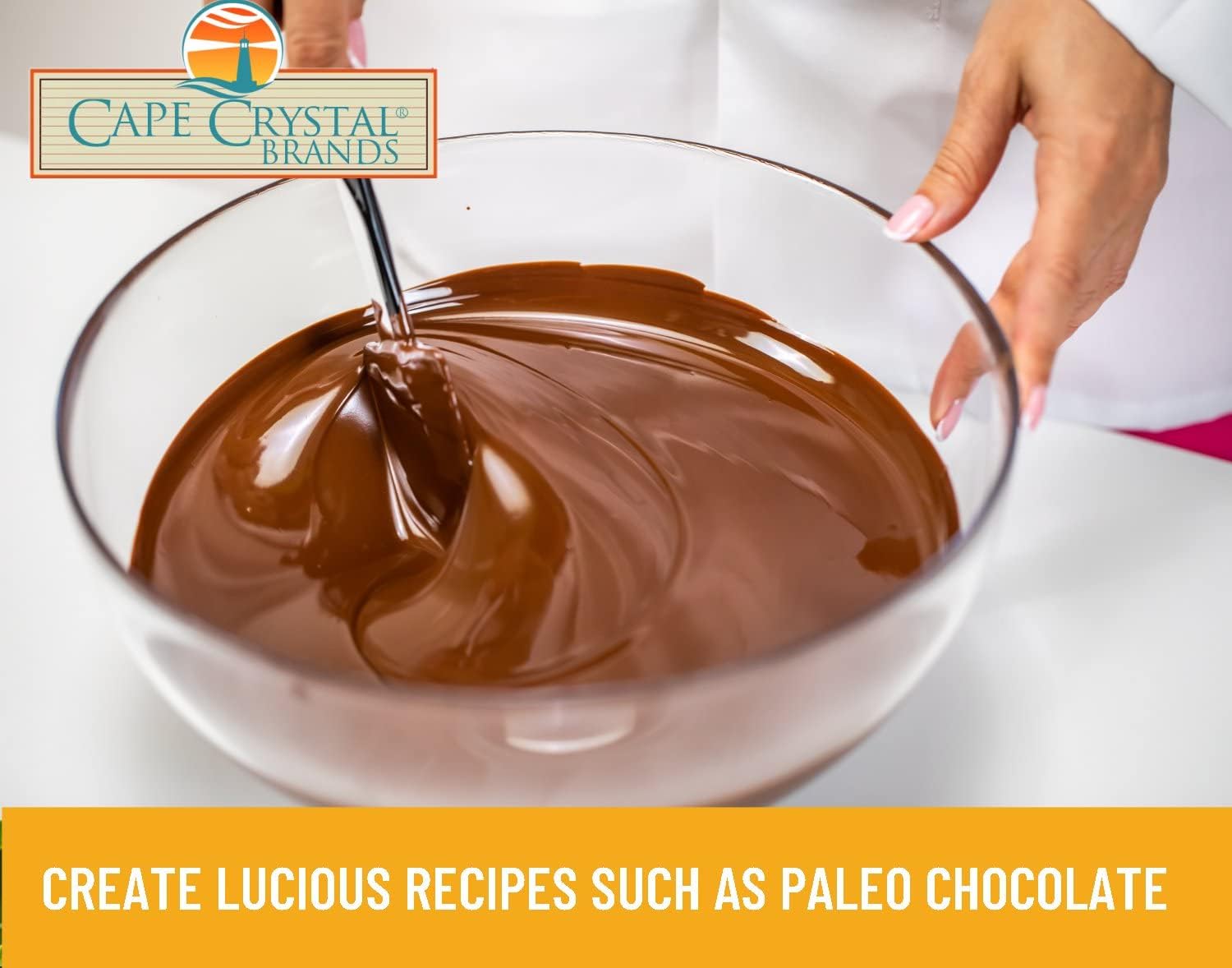 Cape Crystal Sunflower Lecithin Powder - 100% Natural & Gluten-Free (2 oz) - Vegan & Non-GMO Soy Alternative