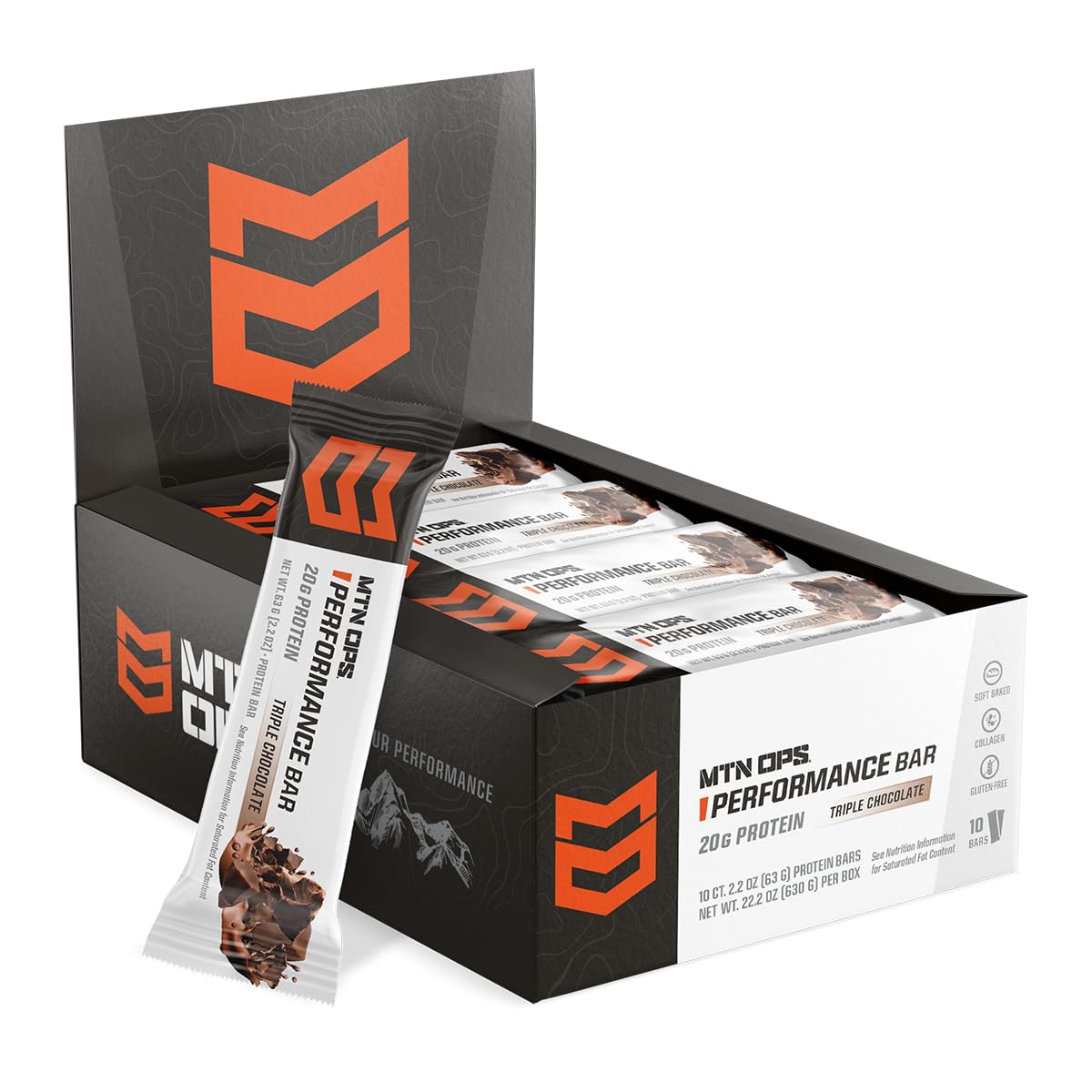 Caramel Crunch and Triple Chocolate Mudslide Performance Bar Bundle