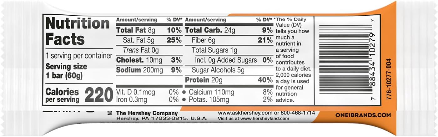 Caramel Macchiato Coffee Shop Protein Bars with Caffeine - Gluten Free, 20g Protein, Low Sugar, Guilt-Free Snack - 12 Count