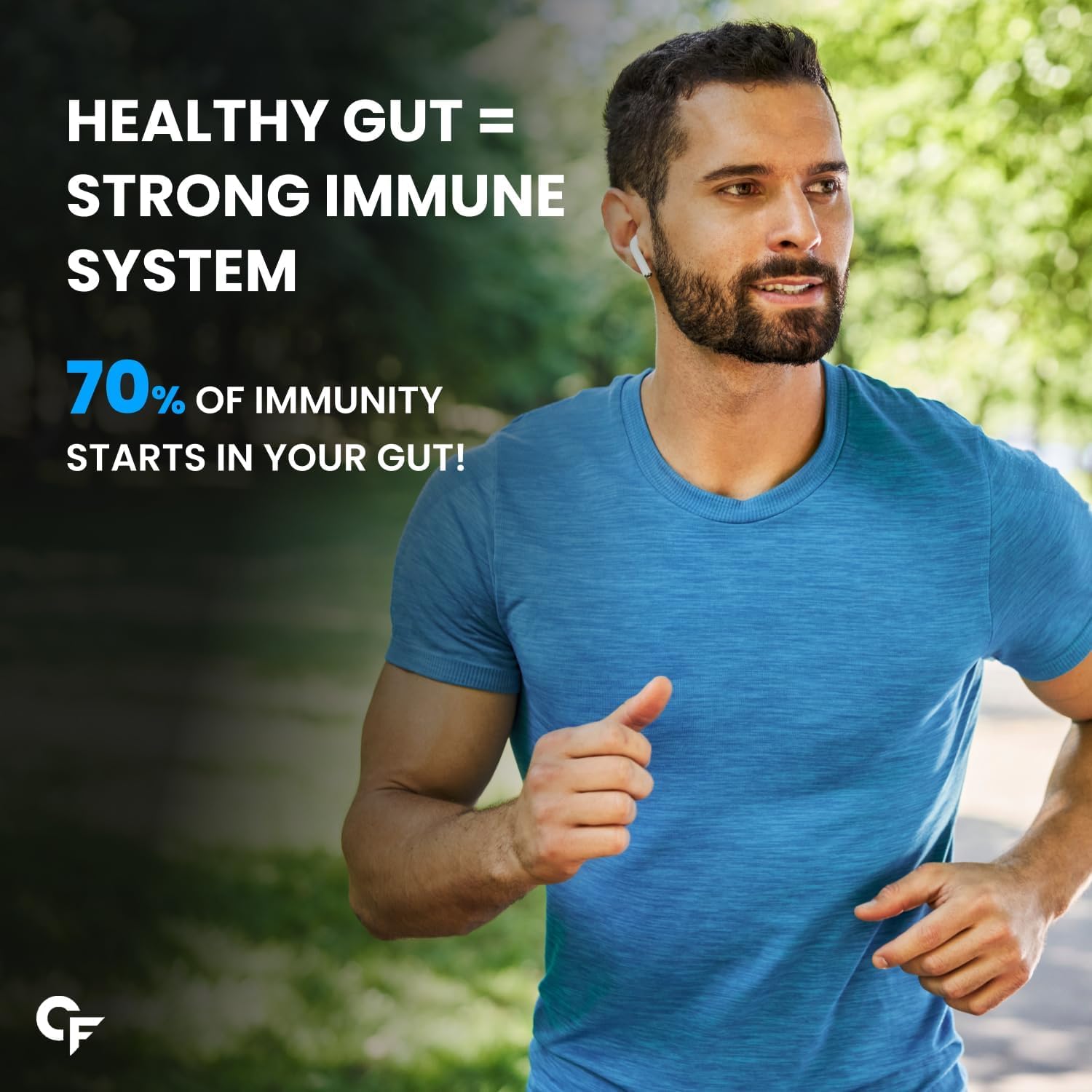 Carba.Mide Forte Probiotics Supplement - 60 Veg Capsules, 50 Billion CFU for Gut Health