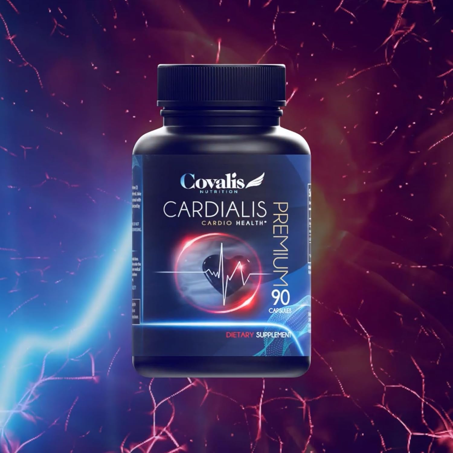 Cardialis Heart Health Supplement with Bergamot, Hawthorn Berry, CoQ10 | Promotes Healthy Blood Circulation & Antioxidant Support | 30 Capsules