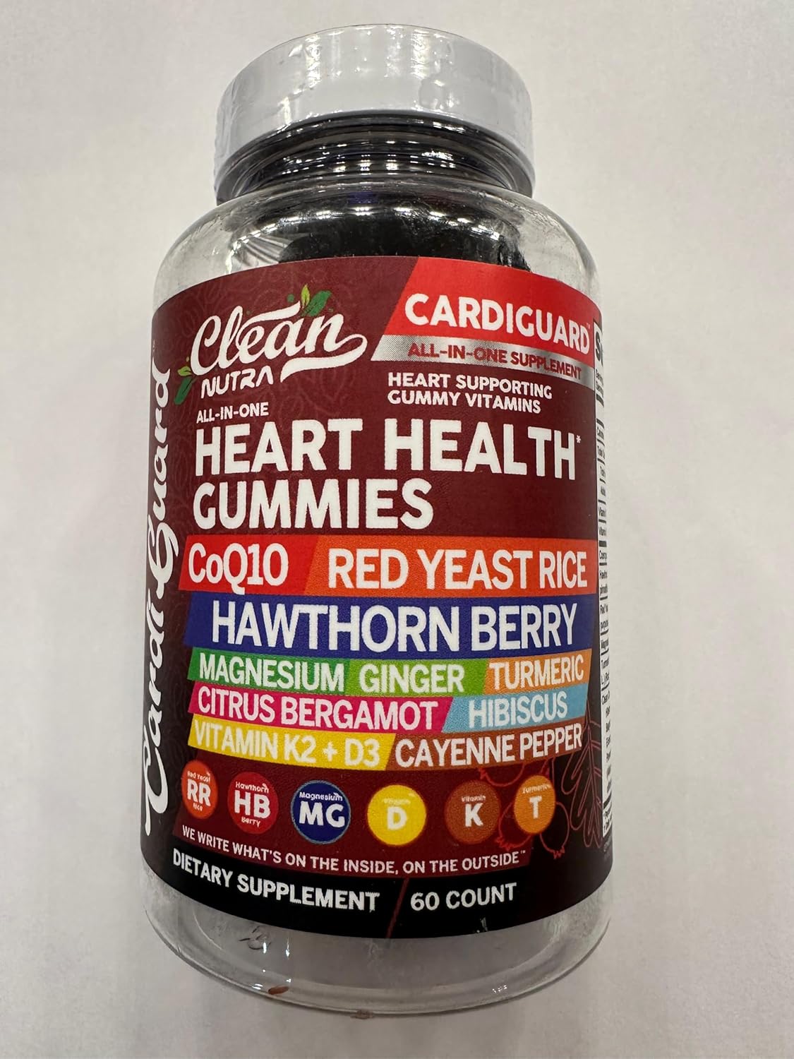 CardiGuard CoQ10 Gummies with Red Yeast Rice and Herbal Ingredients for Heart Health