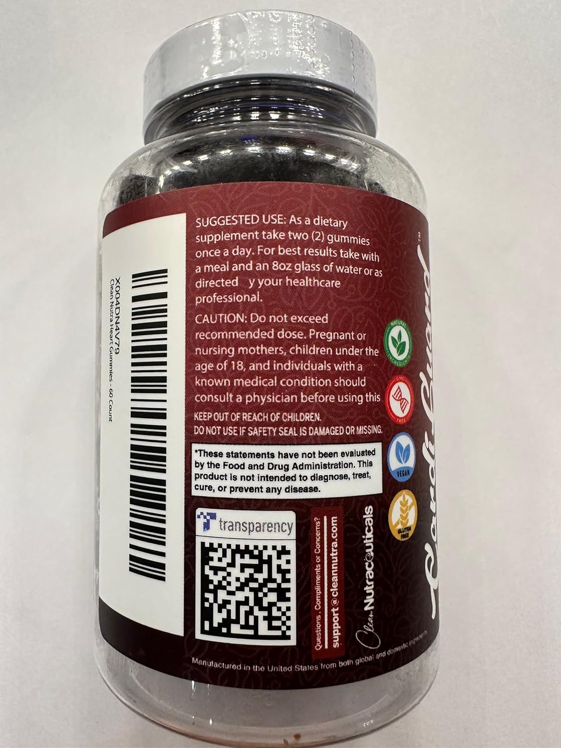 CardiGuard CoQ10 Gummies with Red Yeast Rice and Herbal Ingredients for Heart Health