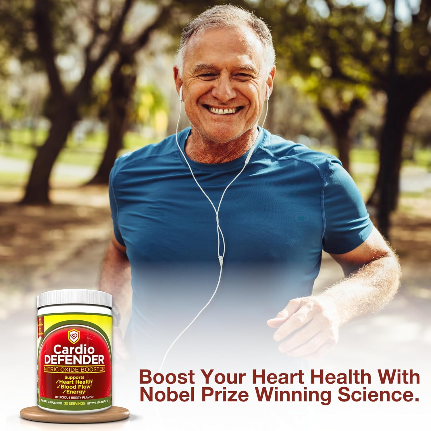 Cardio Defender: L-Arginine & L-Citrulline Supplement for Heart Health & Nitric Oxide Boost - 5,200mg & 1,200mg Dosage for Cardiovascular Support