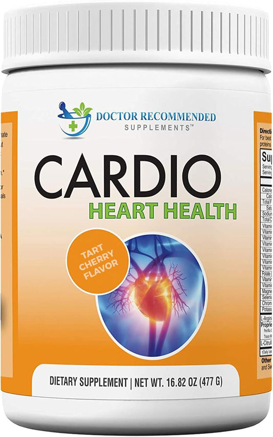 Cardio Heart Health Powder - Doctor Recommended L-Arginine & L-Citrulline Supplement, 16.82 oz