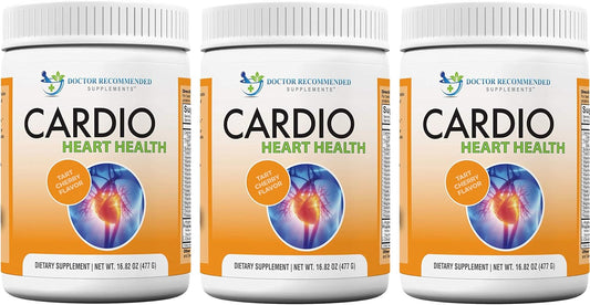 Cardio Heart Health Powder: Doctor Recommended L-Arginine Supplement 5000mg & L-Citrulline 1000mg (Pack of 3)