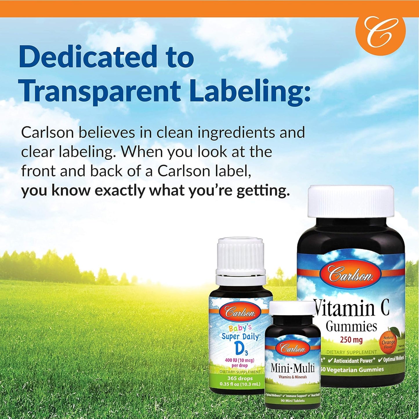 Carlson ACES Softgels: Vitamins A, C, E + Selenium for Cellular Health & Immune Support