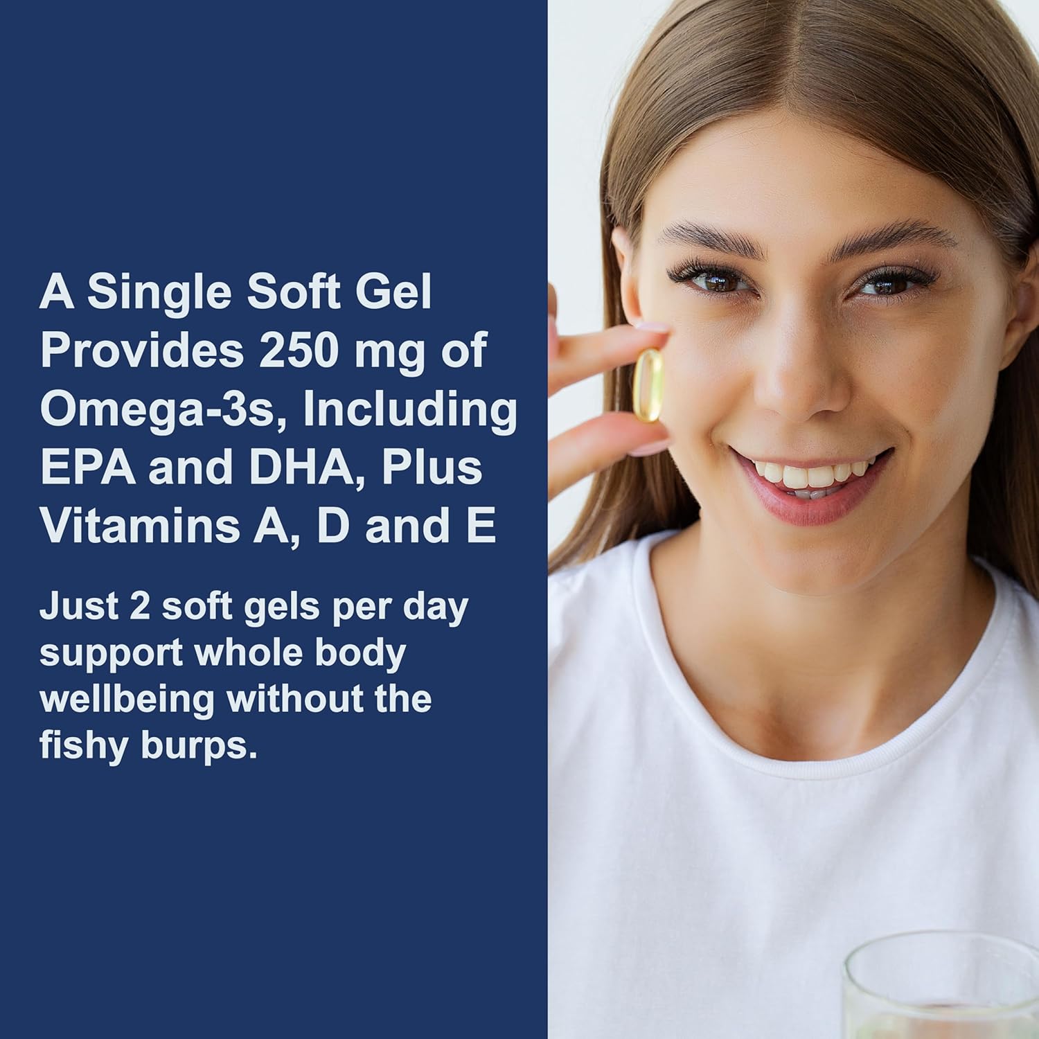 Carlson Cod Liver Oil Gems: 1000mg Omega-3s, 400 IU Vitamin D3, Norwegian Arctic Cod, 250 Softgels