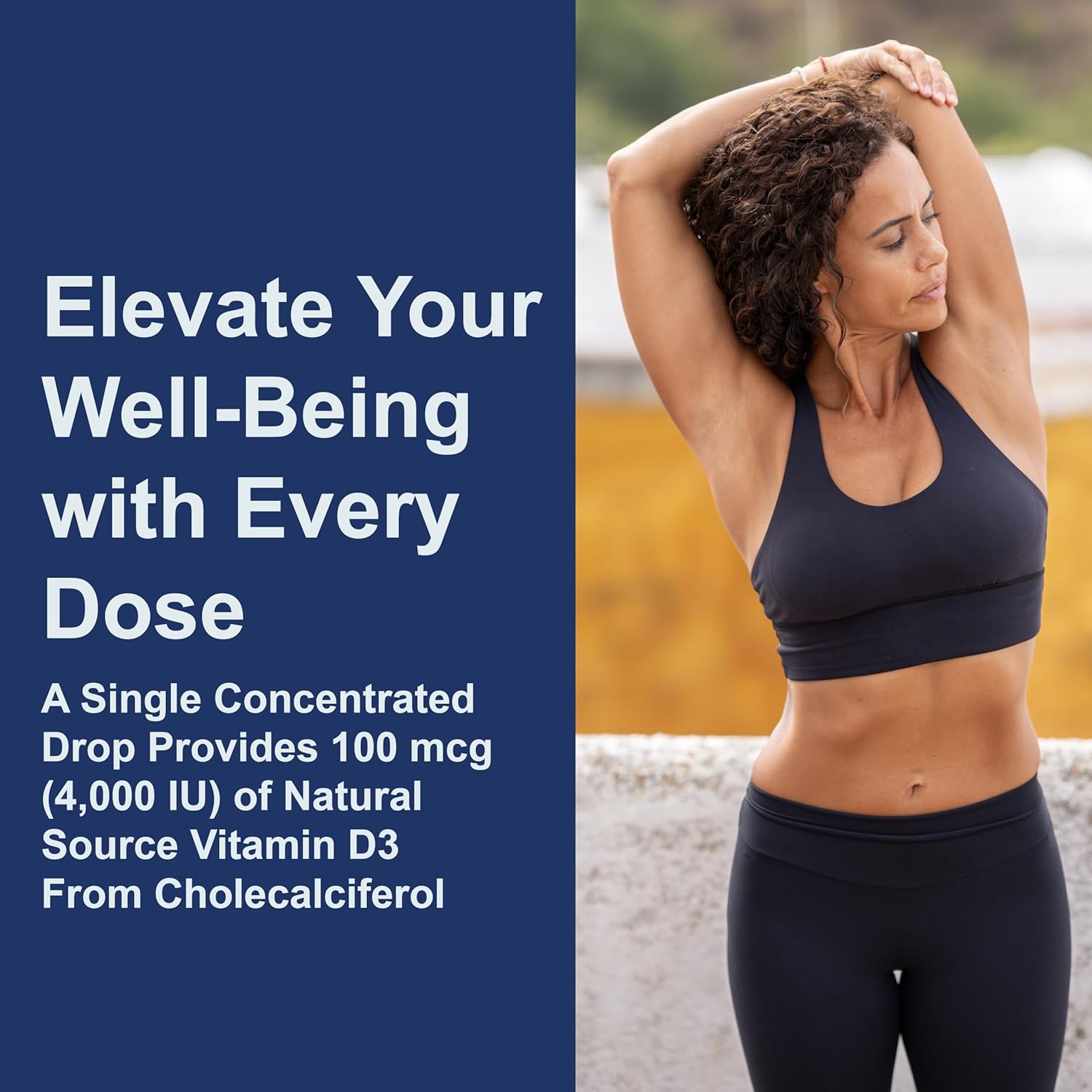 Carlson Super Daily D3 4000 IU Liquid Vitamin D3 Drops, 1-Year Supply, Unflavored, 365 Drops