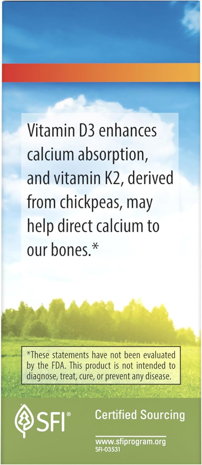 Carlson Super Daily D3 + K2, 50 mcg D3 + 45 mcg MK-7, Heart & Bone Health, 360 Liquid Drops, 10.16 ml