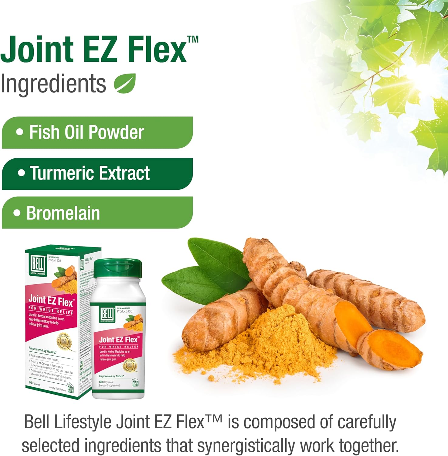 Carpal Tunnel Syndrome Relief Supplement - 60 Capsules