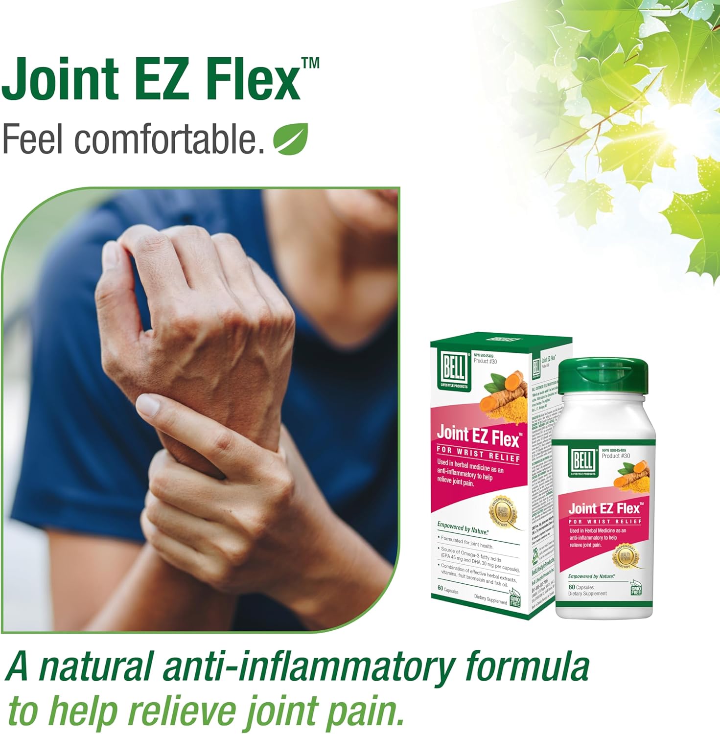 Carpal Tunnel Syndrome Relief Supplement - 60 Capsules