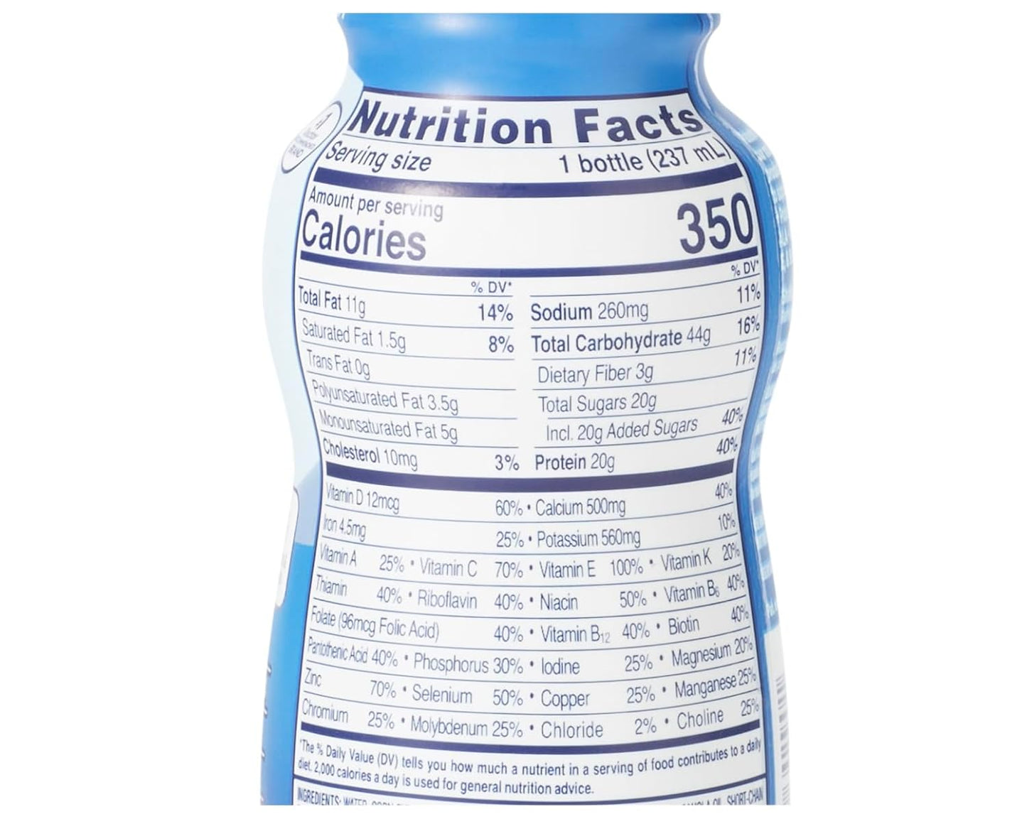 Case of 24 Ensure Enlive Vanilla Nutritional Drinks for Immune Support and Strength