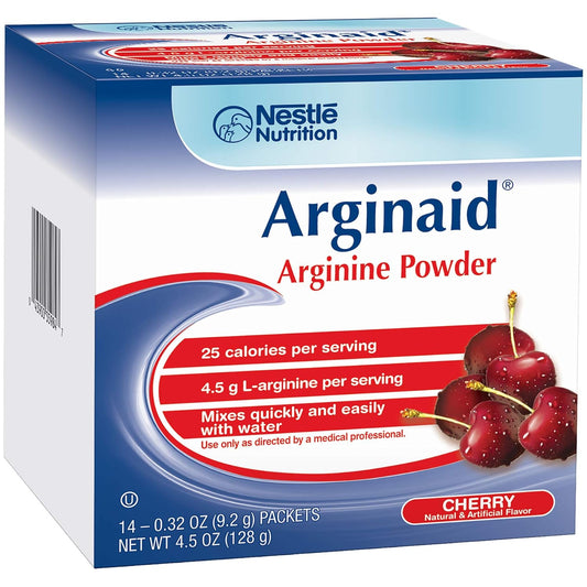 Case of 56 Nestle Arginaid Cherry 3oz Powder Packets - Variety Packaging