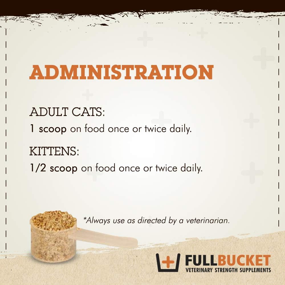 Cat Probiotic Powder for Diarrhea, Gas, Gut Health - Prebiotics & Enzymes, 30 Servings