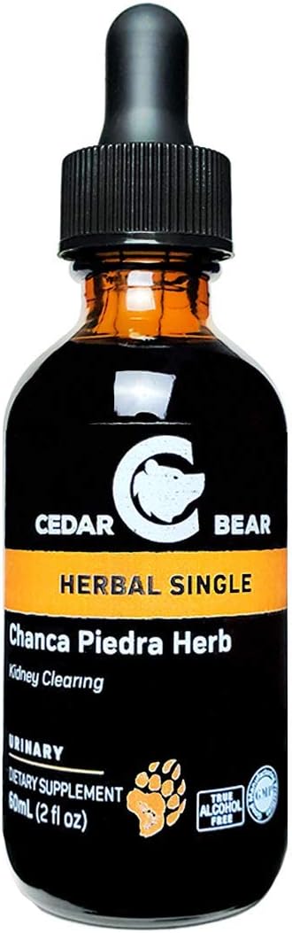 Cedar Bear Naturales Chanca Piedra Liquid Herbal Supplement 2 FL Oz - Supports Gallbladder, Kidneys, Liver, Heart, Lungs, Digestion - Phyllanthus niruri