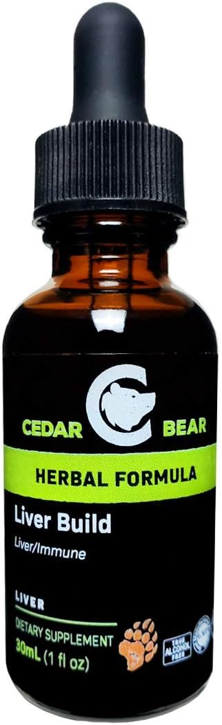 Cedar Bear Naturales Liver Build Liquid Herbal Supplement - 1 Fl Oz - Supports Liver & Gallbladder Health