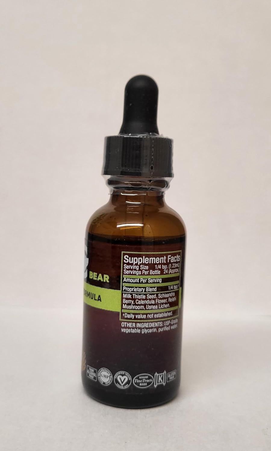 Cedar Bear Naturales Liver Build Liquid Herbal Supplement - 1 Fl Oz - Supports Liver & Gallbladder Health