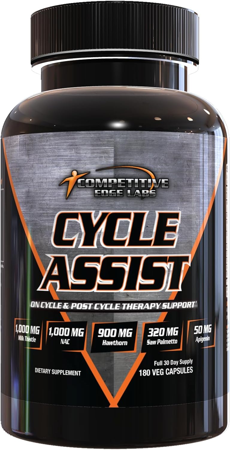 CEL Cycle Assist: Advanced On Cycle Support with Liver and Organ Protection - 60 Servings, Milk Thistle, Saw Palmetto, Hawthorne