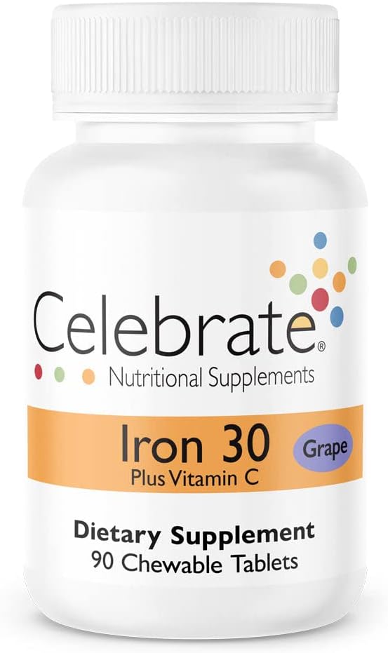 Celebrate Bariatric Essentials Bundle - Complete Nutritional Support for WLS Patients - Multivitamin, Iron Chewables, Probiotic + Prebiotic