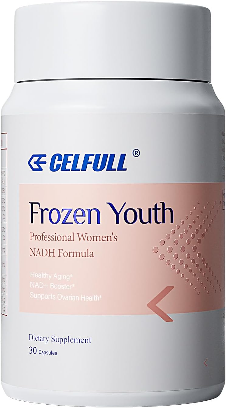 CELFULL Inositol Supplement with NADH, PQQ, and Folate - Hormone Balance & Ovarian Support for Women - Vitamin B8 Formula