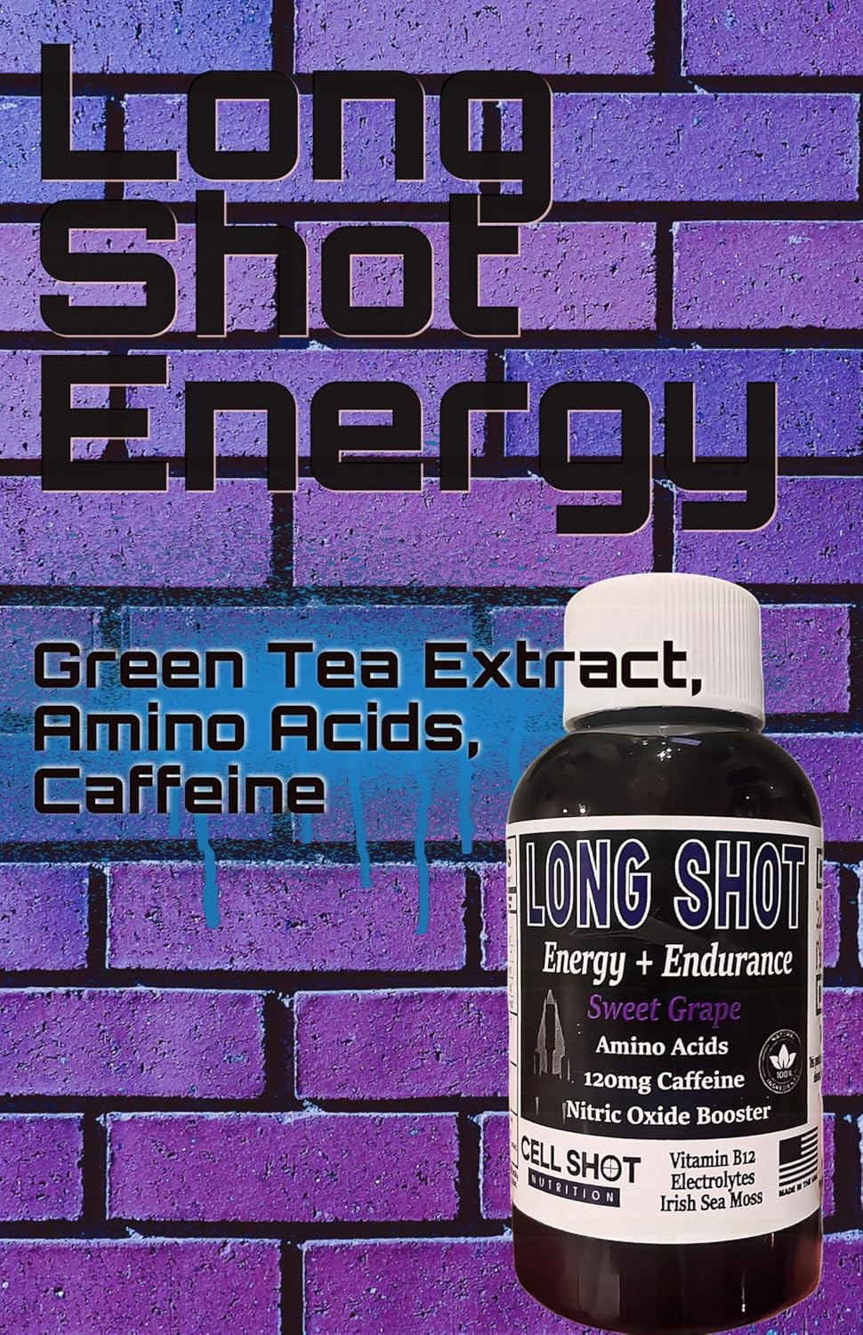 Cell Shot Nutrition Variety Pack - 15 Energy and Focus Shots for Athletic Performance and Preworkout Boost